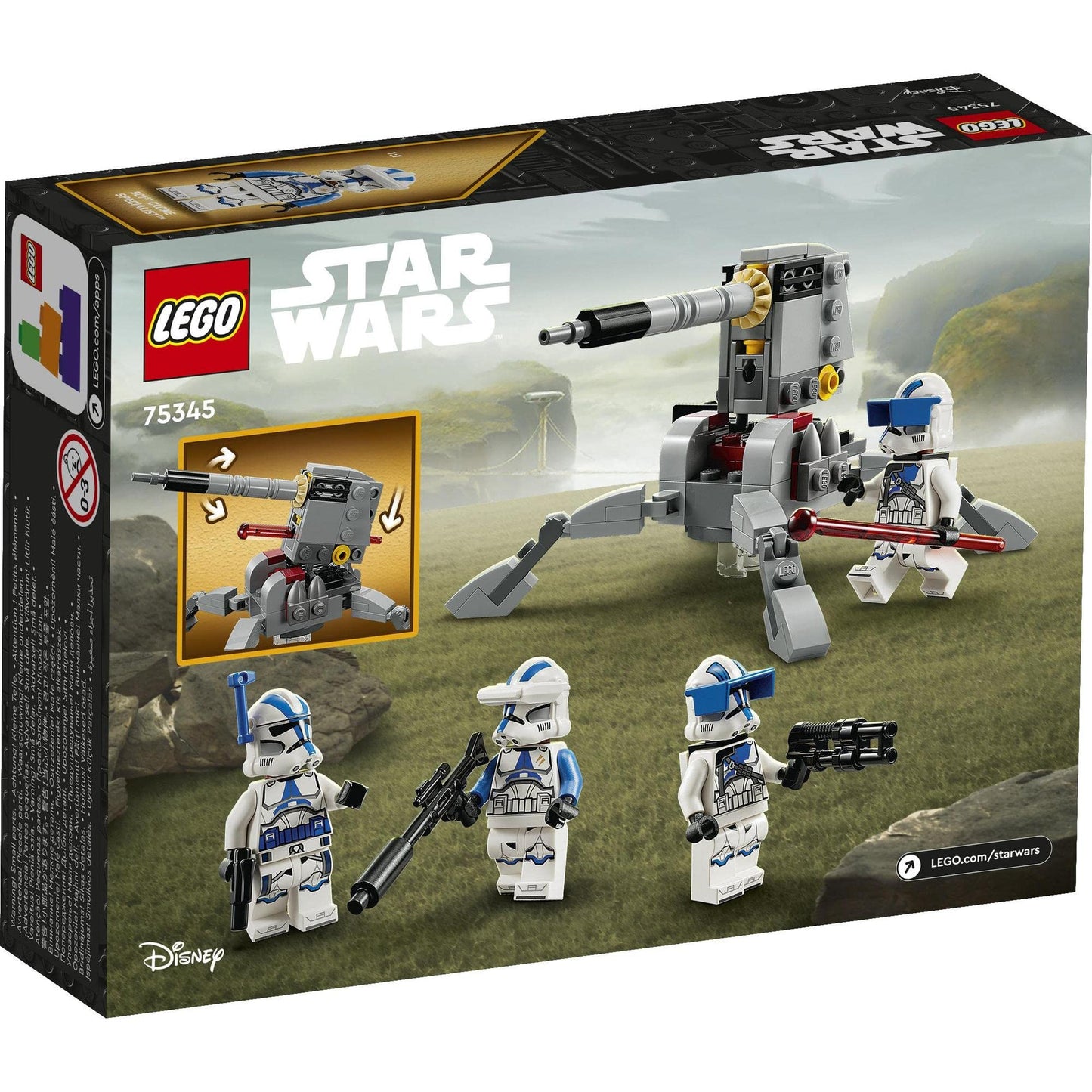 LEGO Star Wars 501st Clone Troopers Battle Pack 75345 Amazon