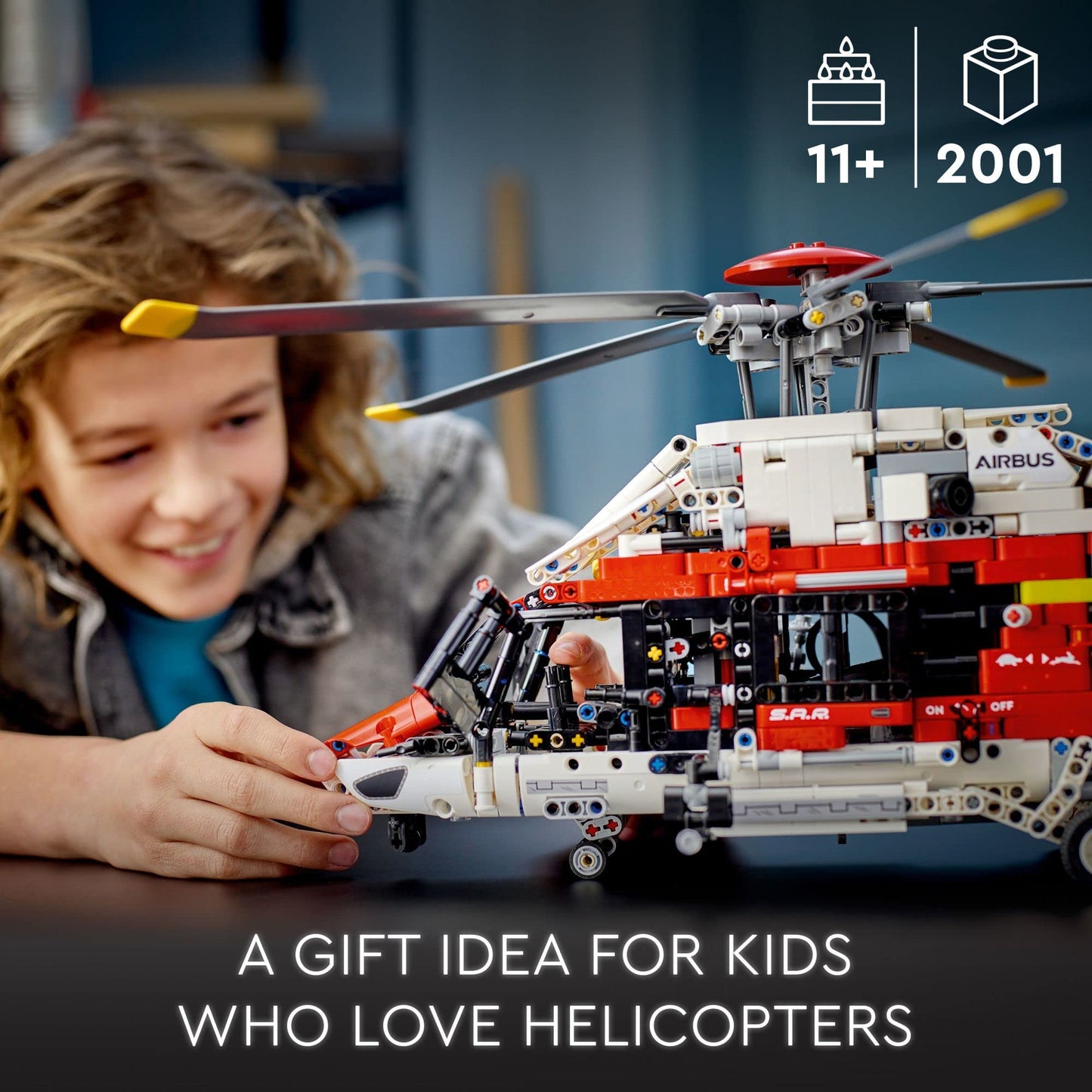 LEGO Technic Airbus H175 Rescue Helicopter 42145 Amazon