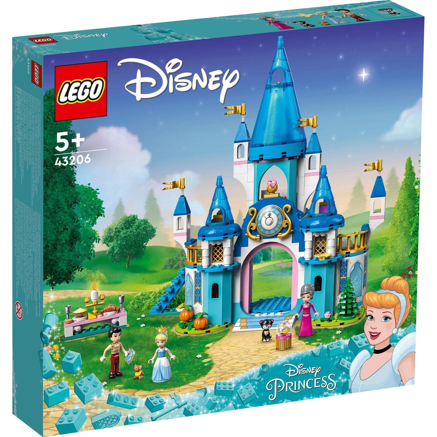 LEGO Disney Cinderella and Prince Charming’s Castle Building Kit Amazon