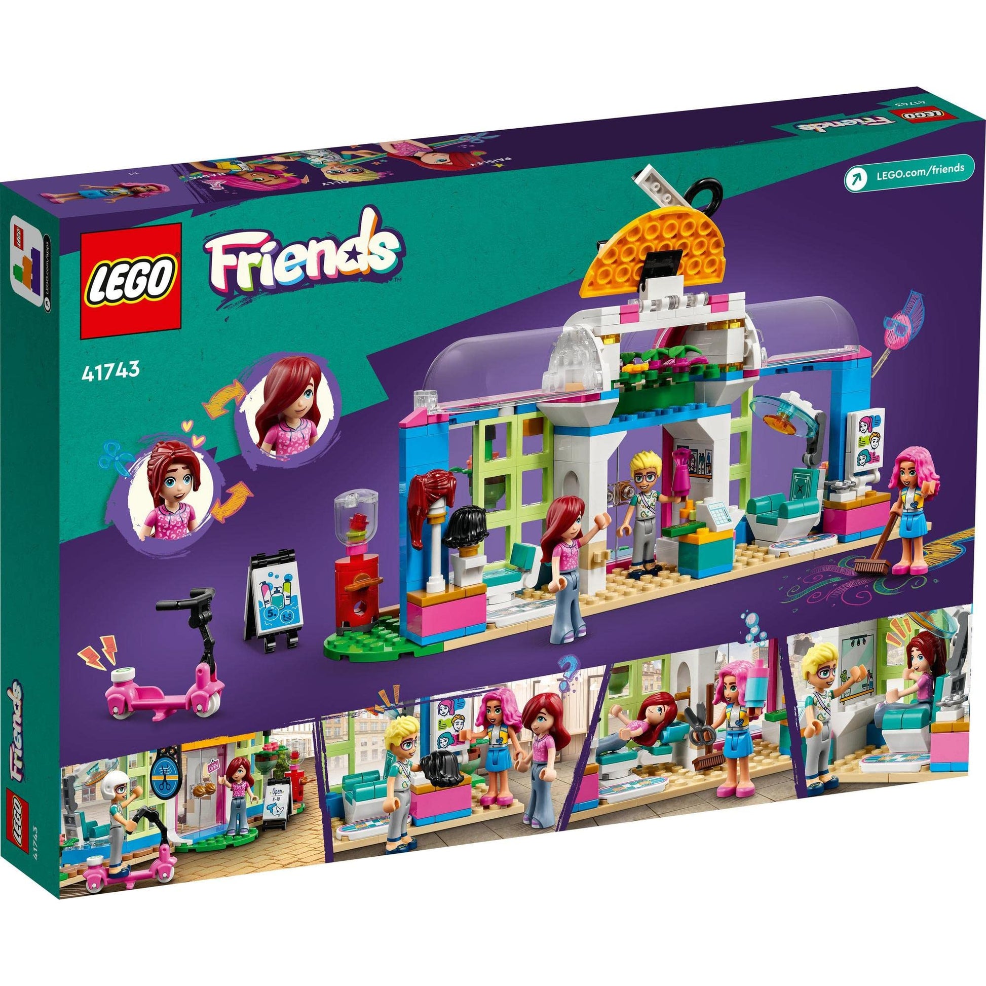 LEGO Friends Hair Salon 41743 Building Toy Set Amazon