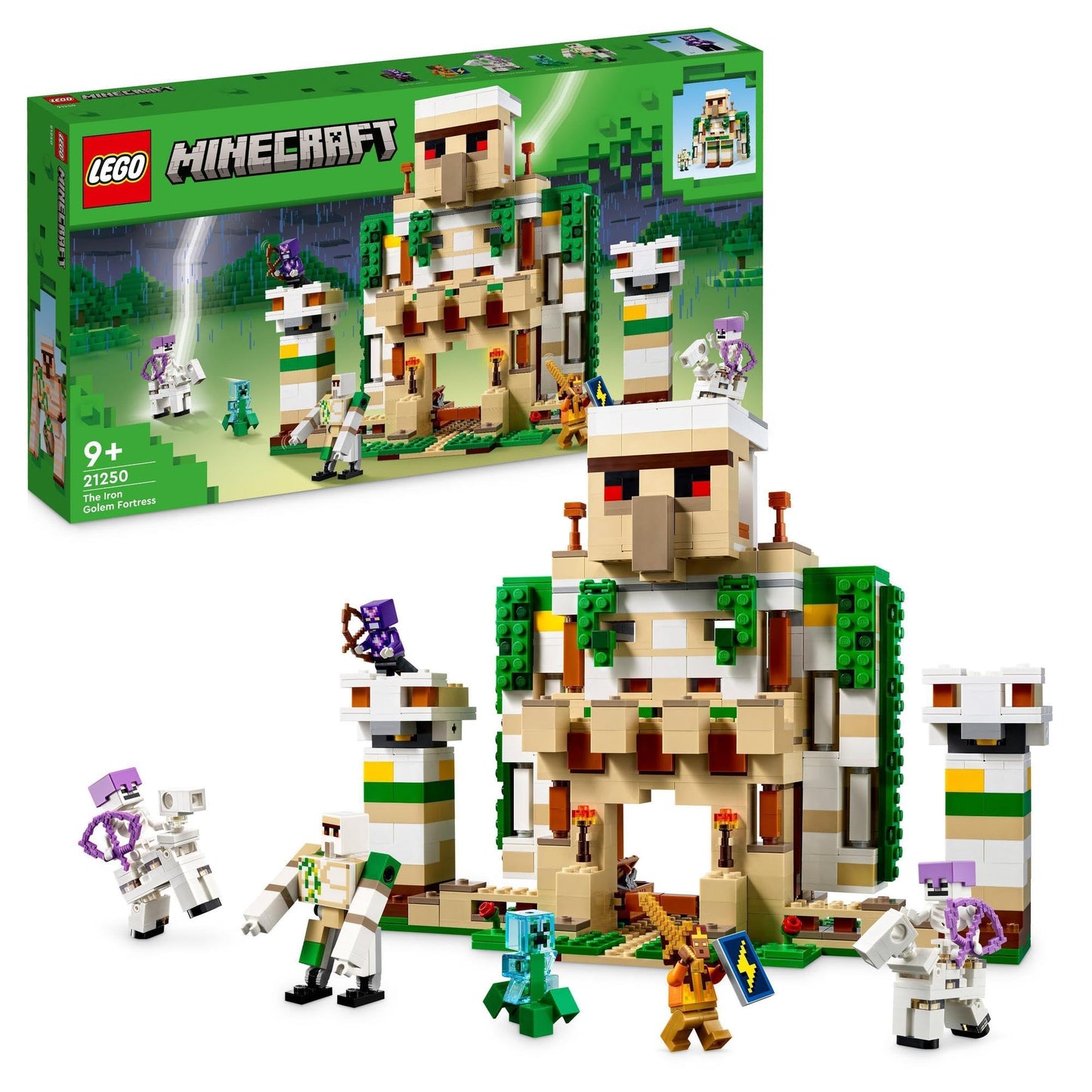 LEGO Minecraft The Iron Golem Fortress 21250 Amazon