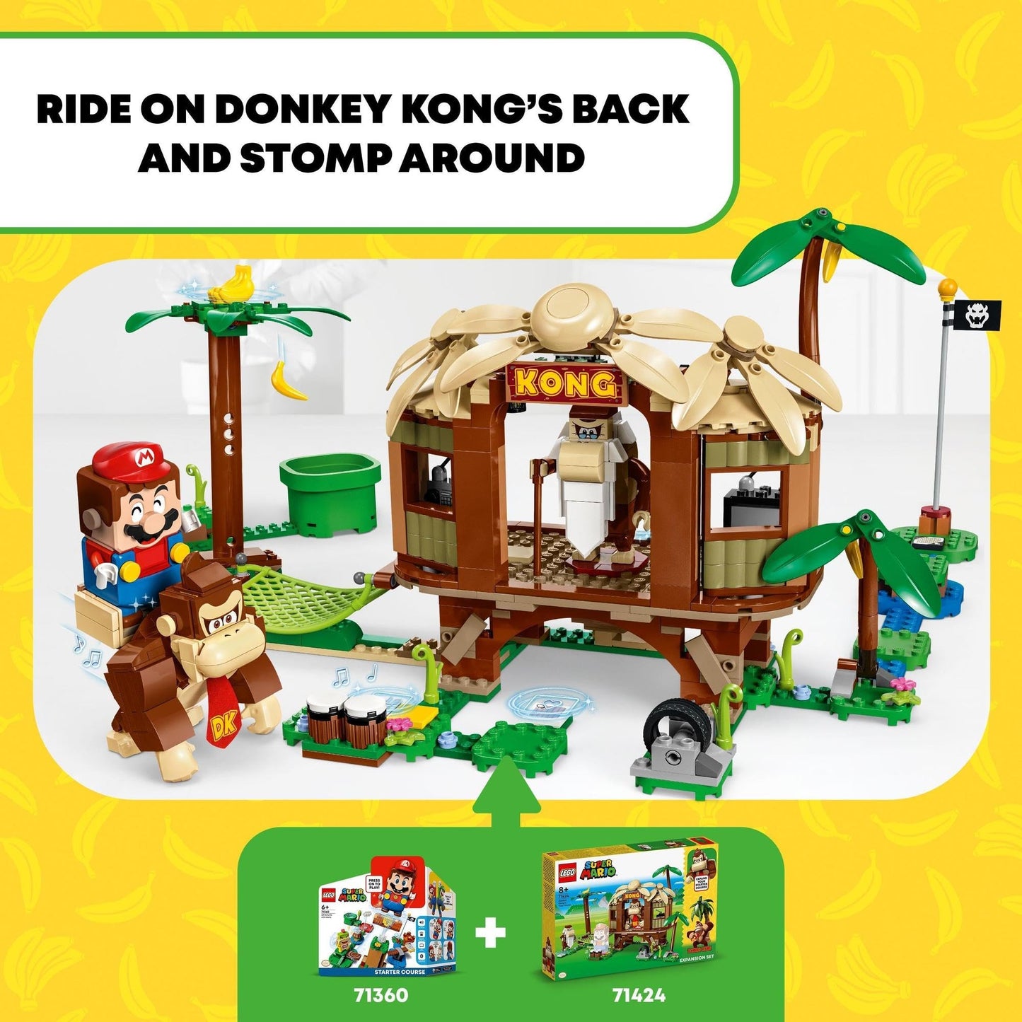 LEGO Super Mario Donkey Kong’s Tree House Expansion Set 71424 Amazon