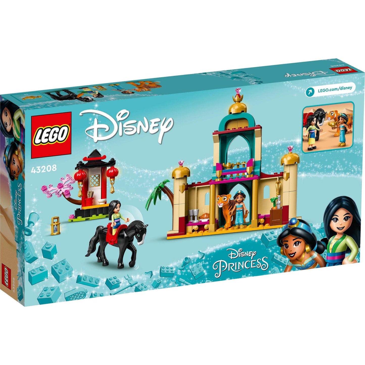 LEGO Disney Jasmine and Mulan’s Adventure 43208 Amazon