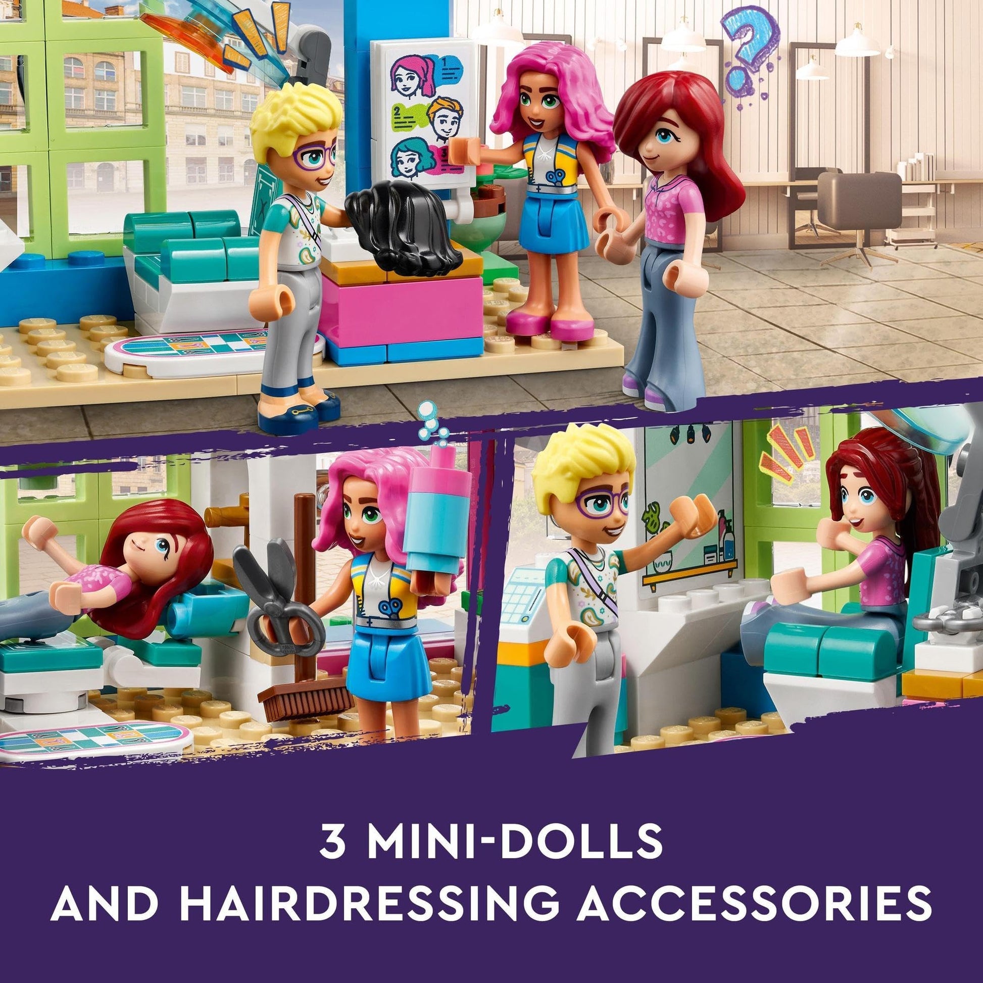 LEGO Friends Hair Salon 41743 Building Toy Set Amazon