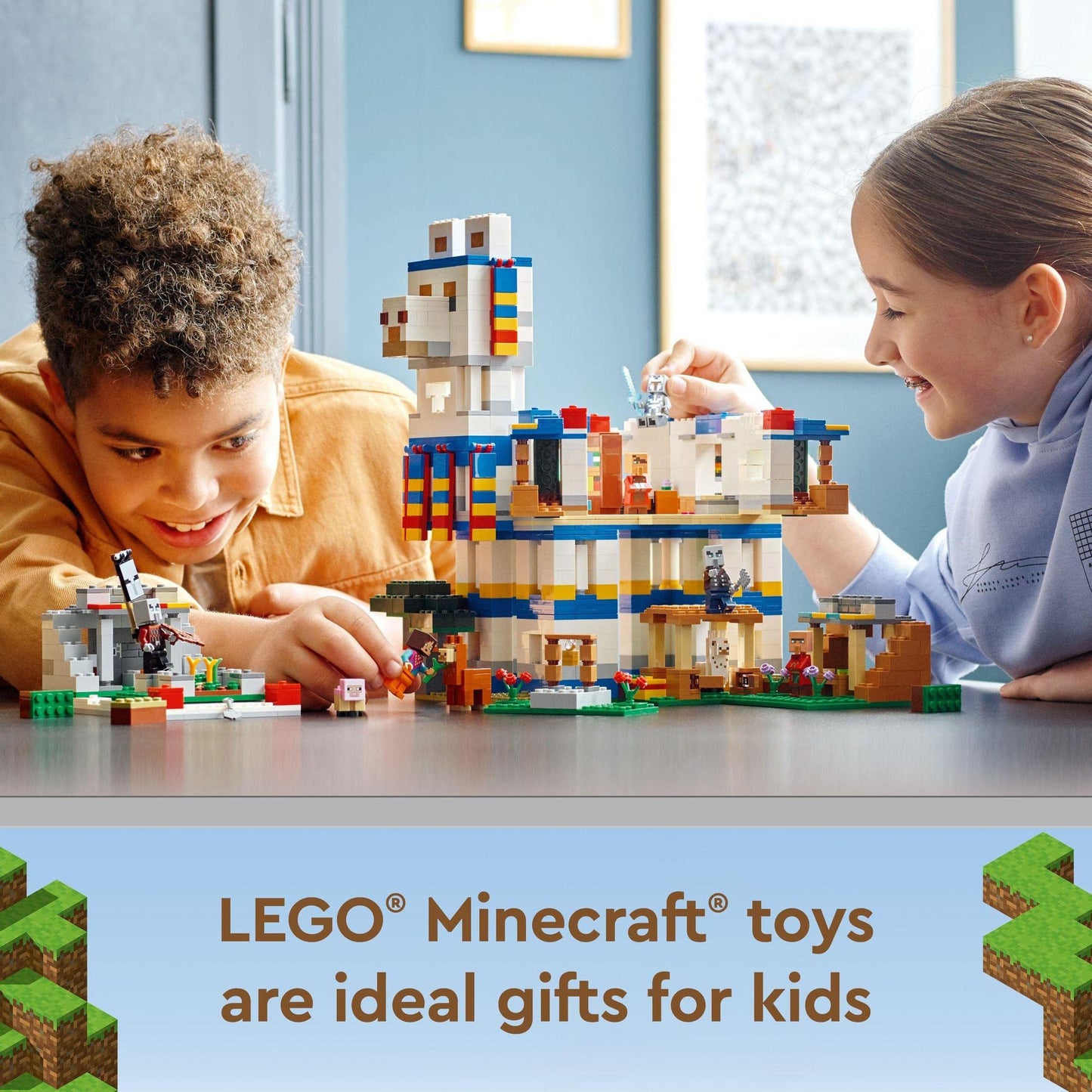 LEGO Minecraft The Llama Village Building Kit 21188 Amazon