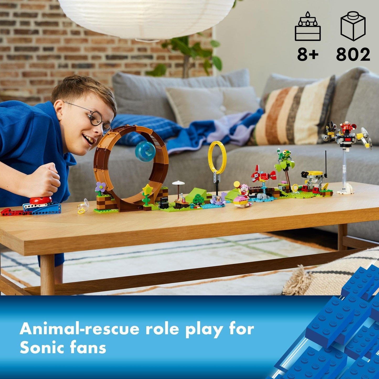 LEGO Sonic The Hedgehog™ Sonic’s Green Hill Zone Loop Challenge 76994 Building Toy
