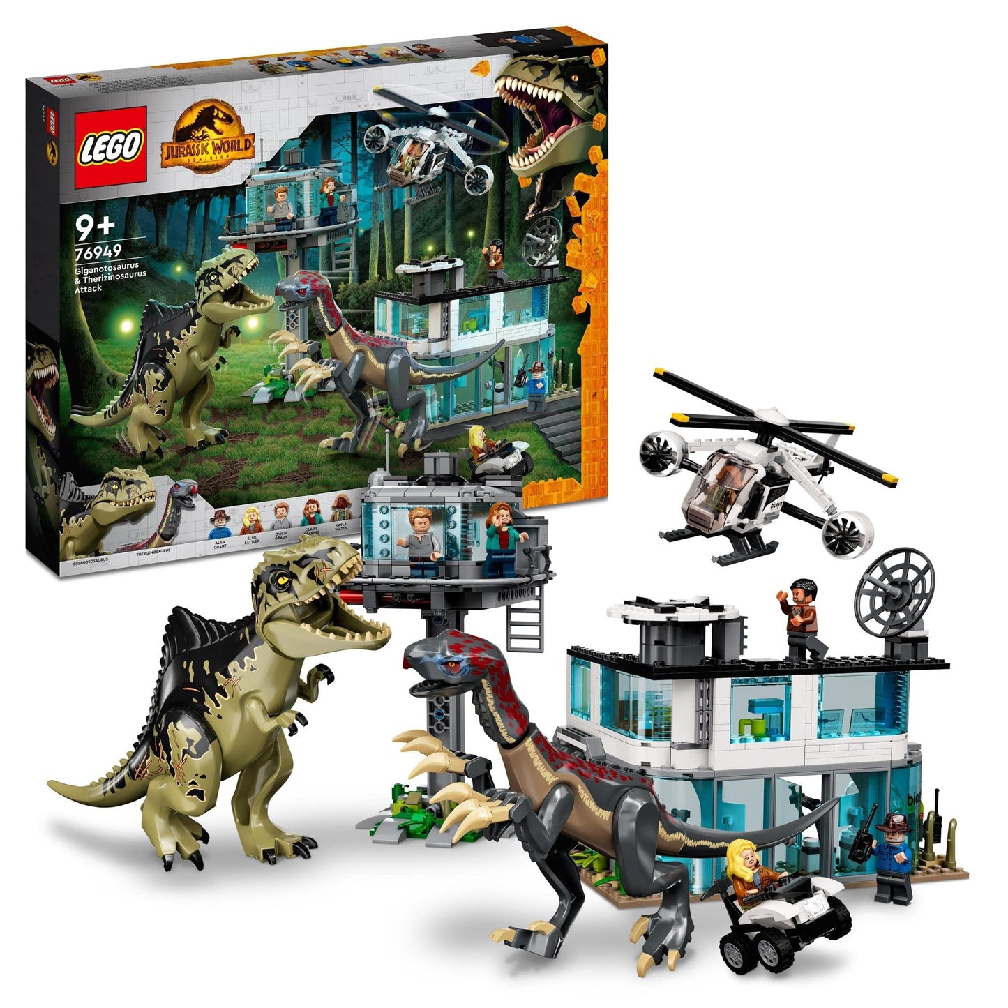 LEGO Jurassic World Giganotosaurus and Therizinosaurus Attack 76949