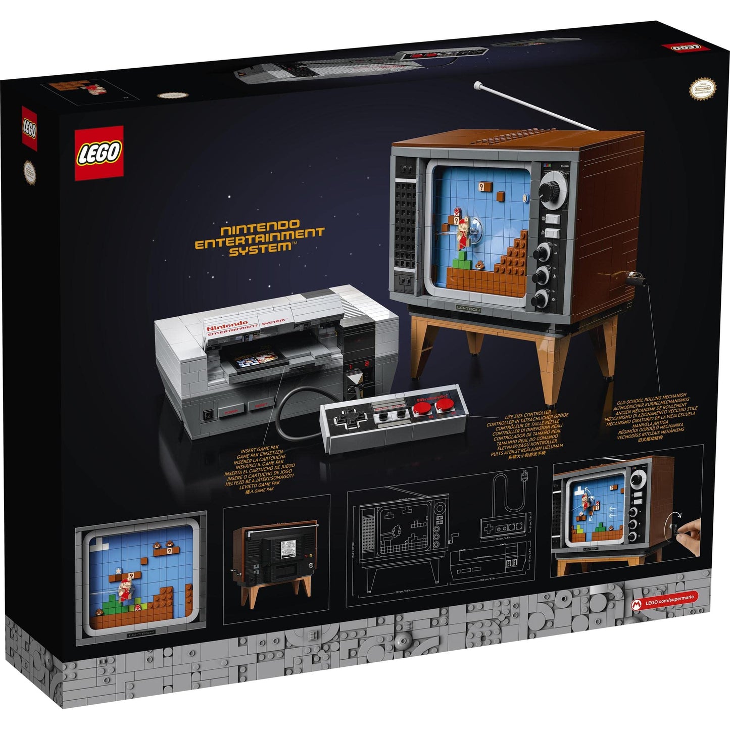 LEGO Super Mario Nintendo Entertainment System 71374 Brick Island