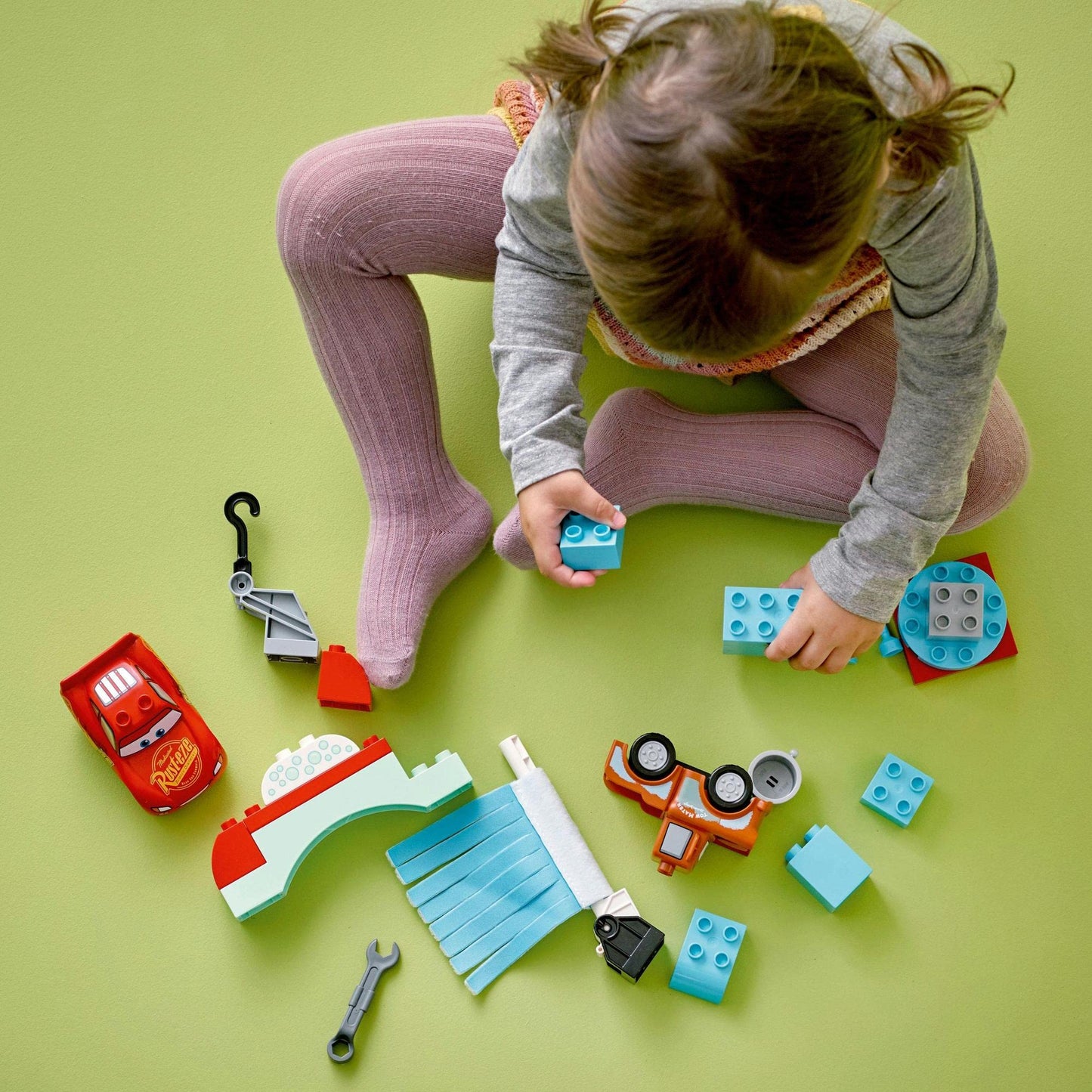 LEGO® DUPLO® Disney and Pixar’s Cars Lightning McQueen & Mater’s Car Wash Fun 10996 Building Toy Set; for Kids Aged 2 Amazon