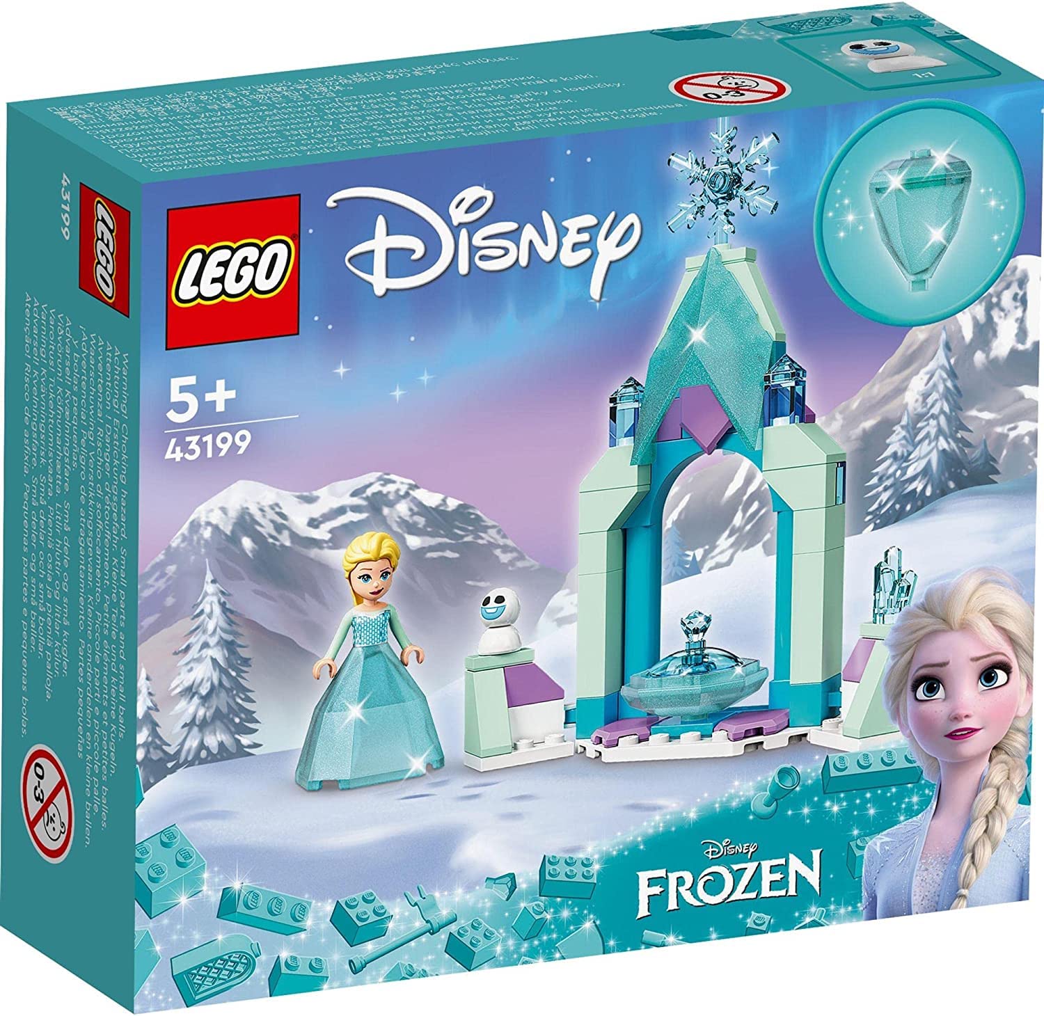 LEGO® Disney Princess Elsa’s Castle Courtyard 43199, Building Kit Amazon