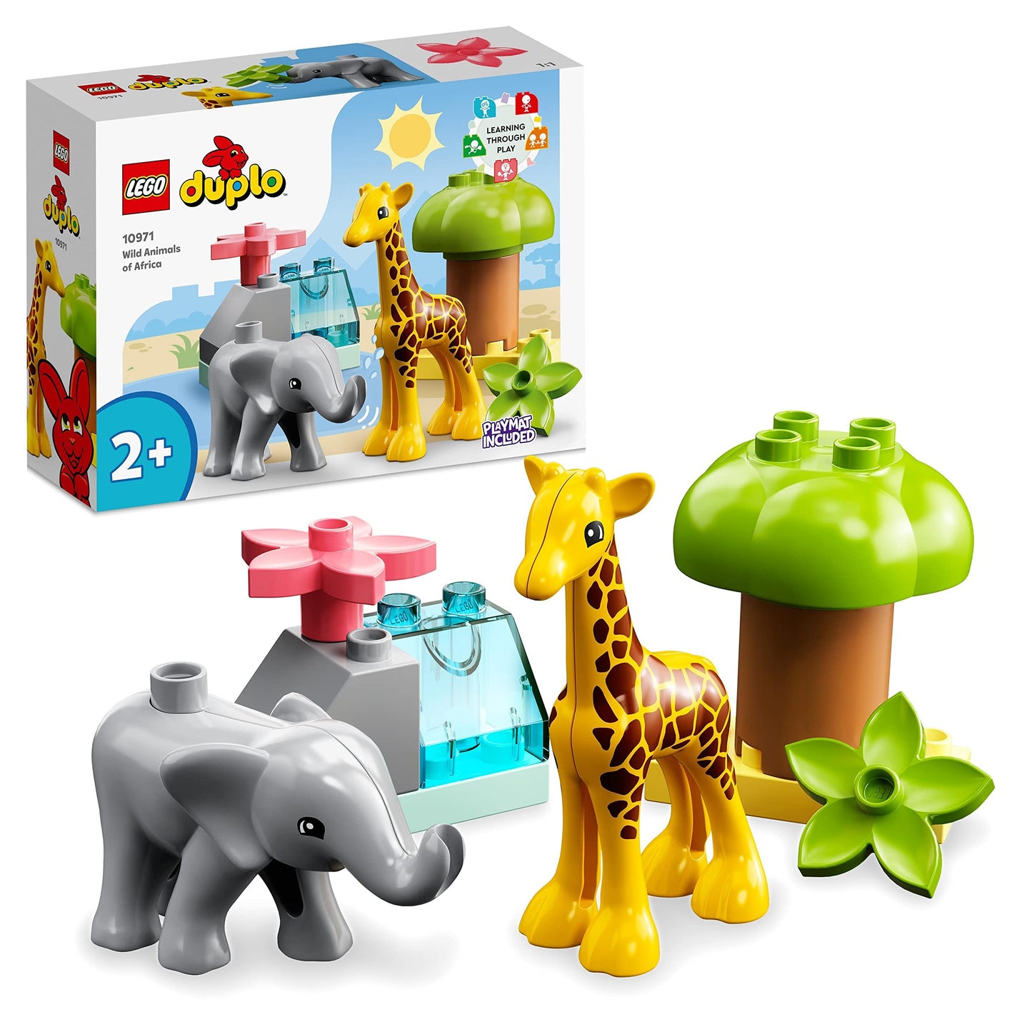 LEGO® DUPLO® Town Wild Animals of Africa 10971 Building Toy Amazon