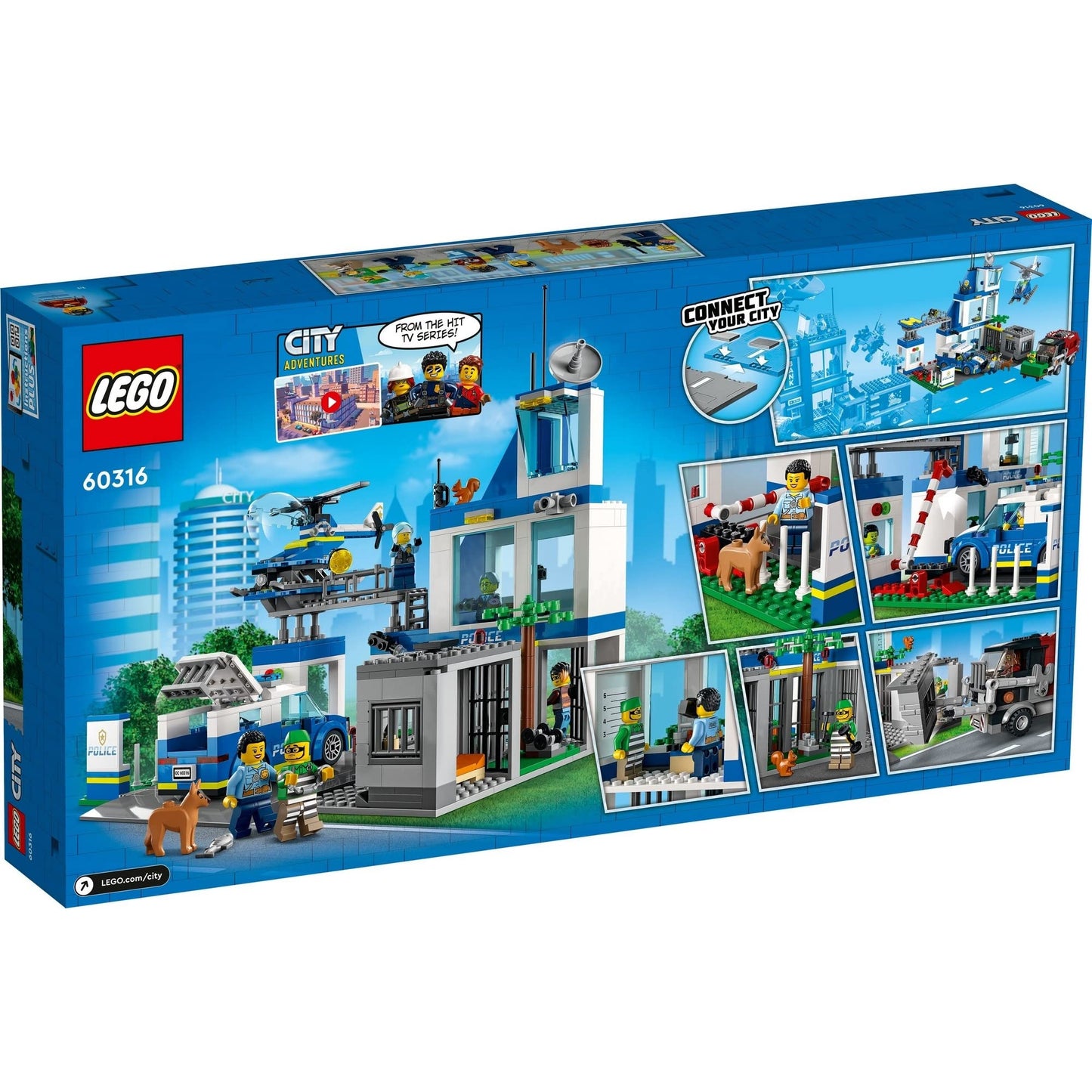 LEGO City Police Station 60316 Kids Building & Construction Toys