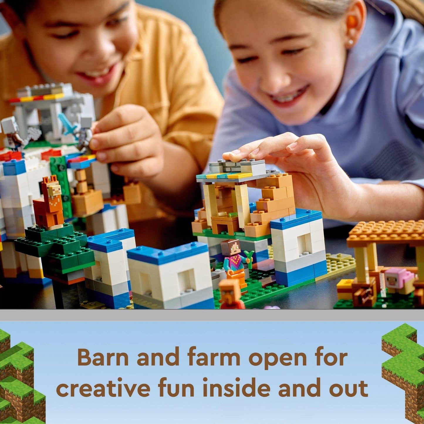 LEGO Minecraft The Llama Village Building Kit 21188 Amazon