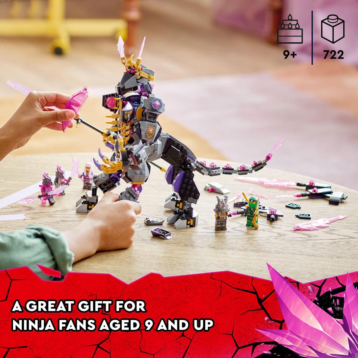 LEGO NINJAGO The Crystal King Building Kit 71772 Amazon