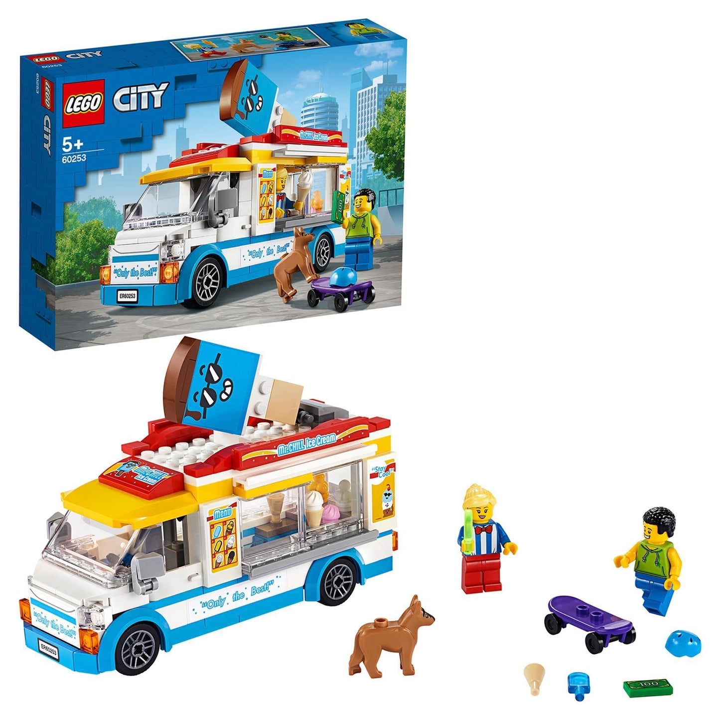LEGO City Ice-Cream Truck 60253, Cool Building Set for Kids Amazon