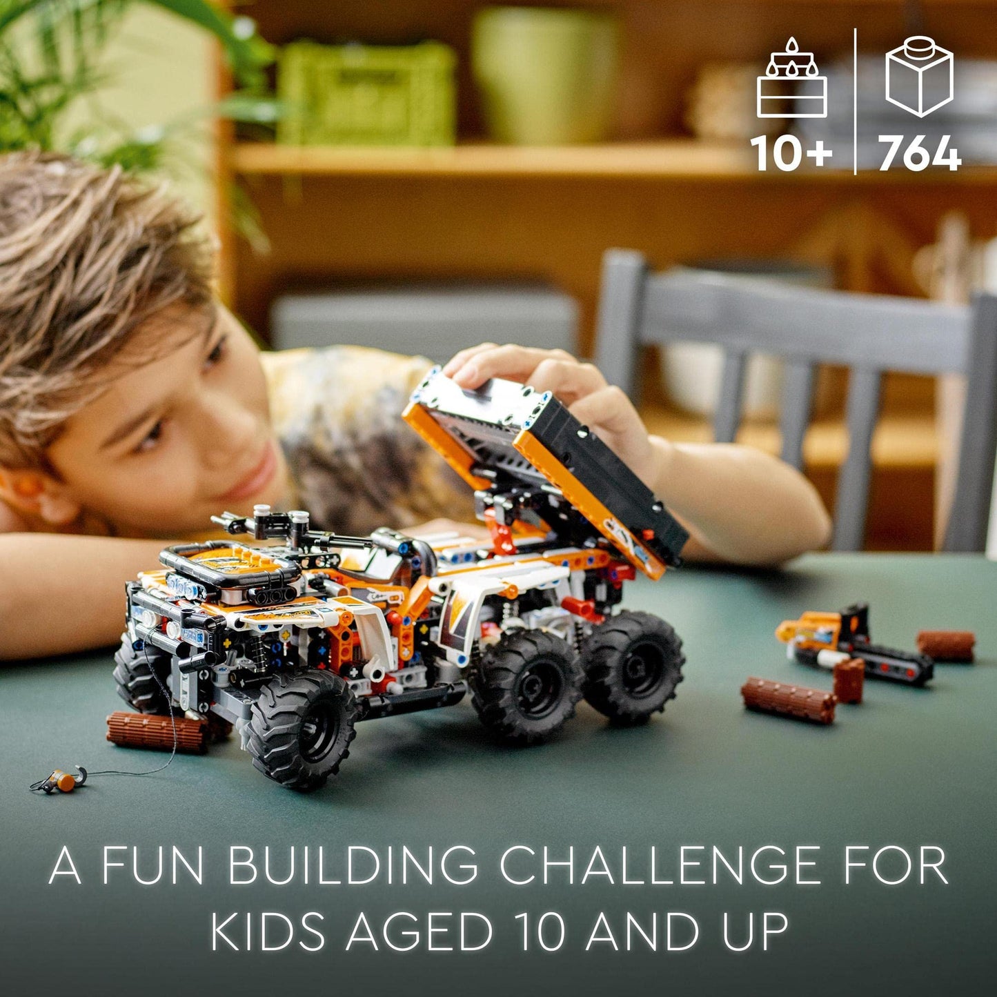 LEGO Technic All-Terrain Vehicle, 6-Wheeled Off Roader 42139 Brick Island