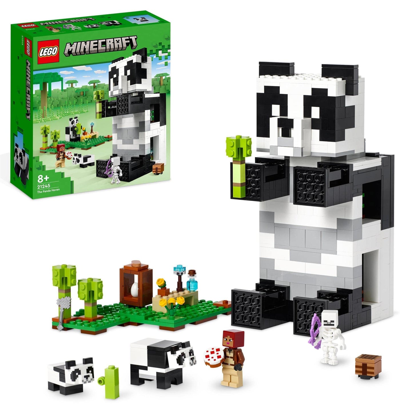 LEGO Minecraft The Panda Haven 21245 Amazon
