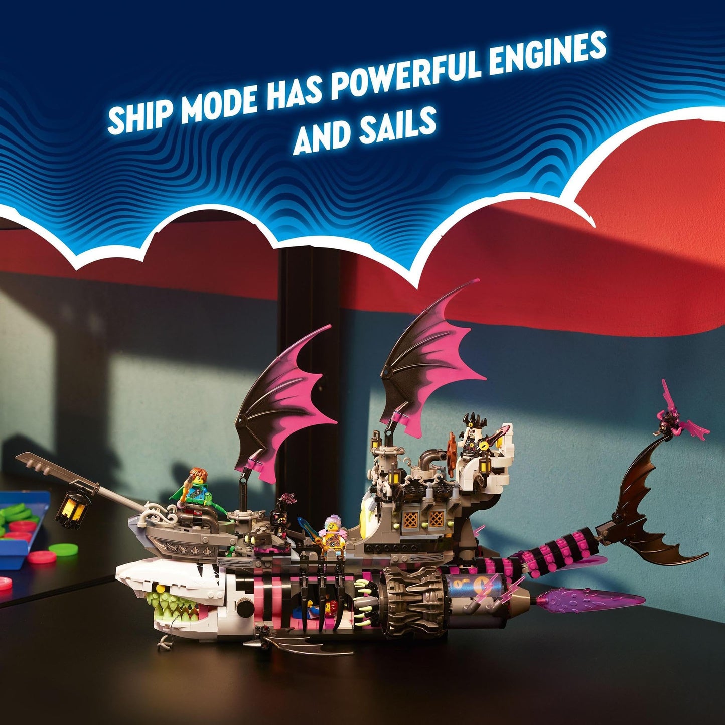 LEGO® DREAMZzz™ Nightmare Shark Ship 71469 Building Toy
