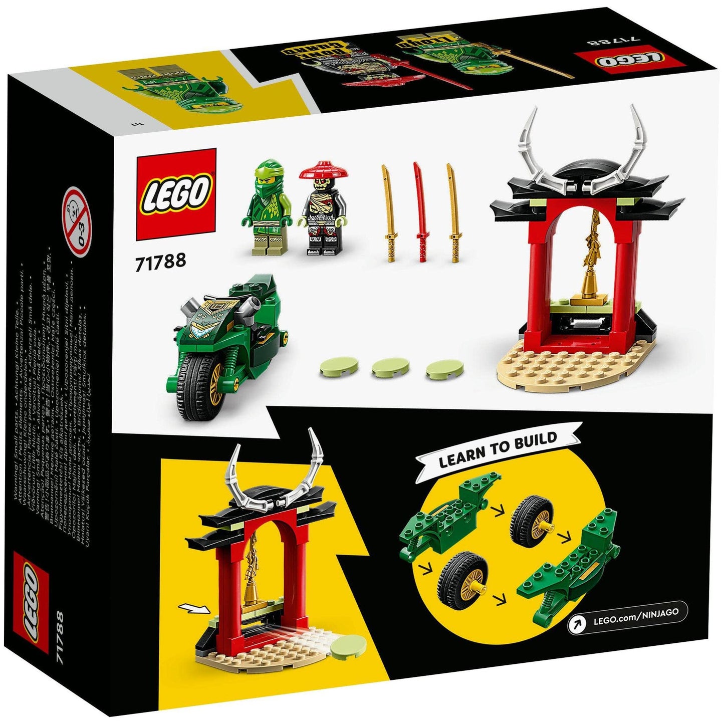 LEGO® NINJAGO® Lloyd’s Ninja Street Bike 71788 Beginner Building Toy Amazon