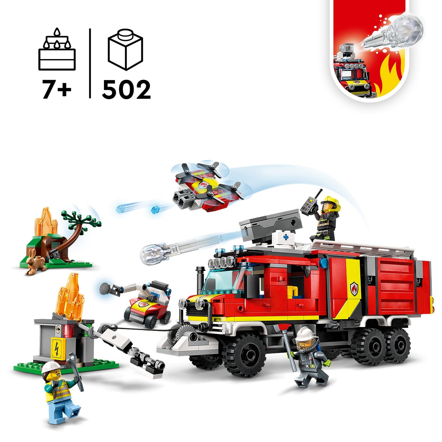 LEGO® City Fire Command Unit 60374 Building Toy Set Amazon