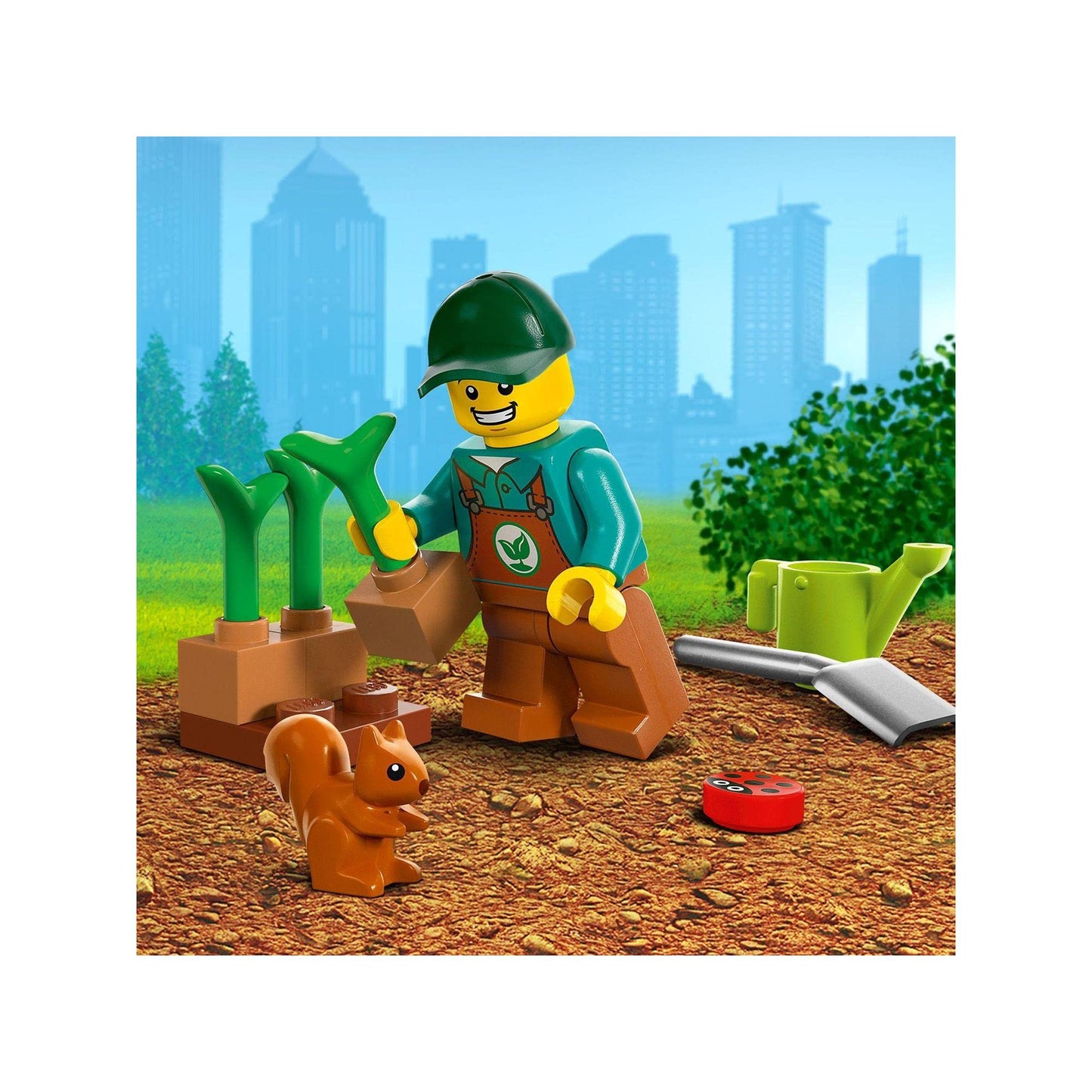 LEGO City Park Tractor 60390 Building Toy with Trailer Amazon