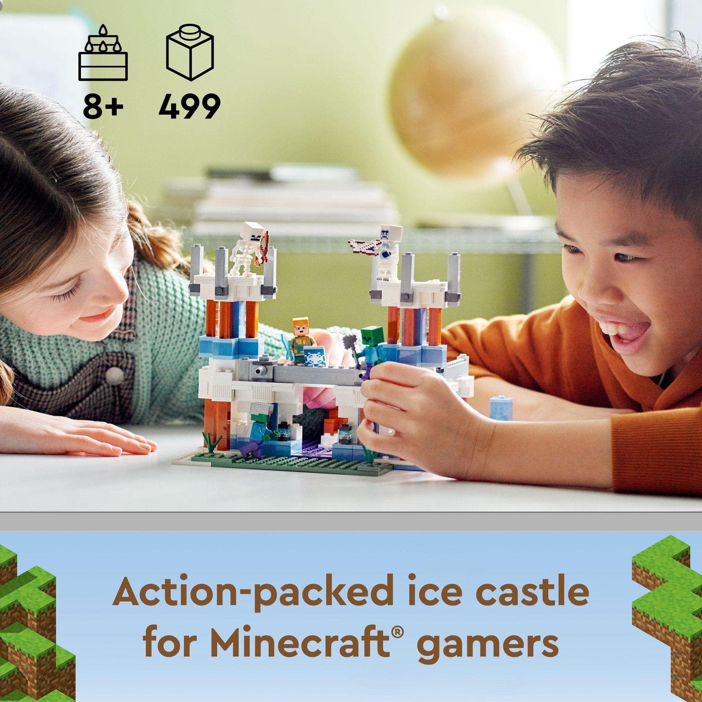 LEGO Minecraft The Ice Castle Building Ki 21186 Amazon