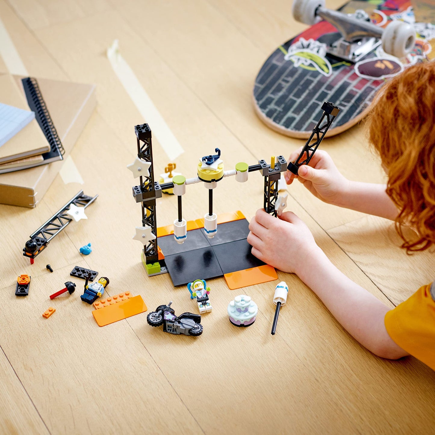 LEGO City Stuntz The Knockdown Stunt Challenge Playset Amazon