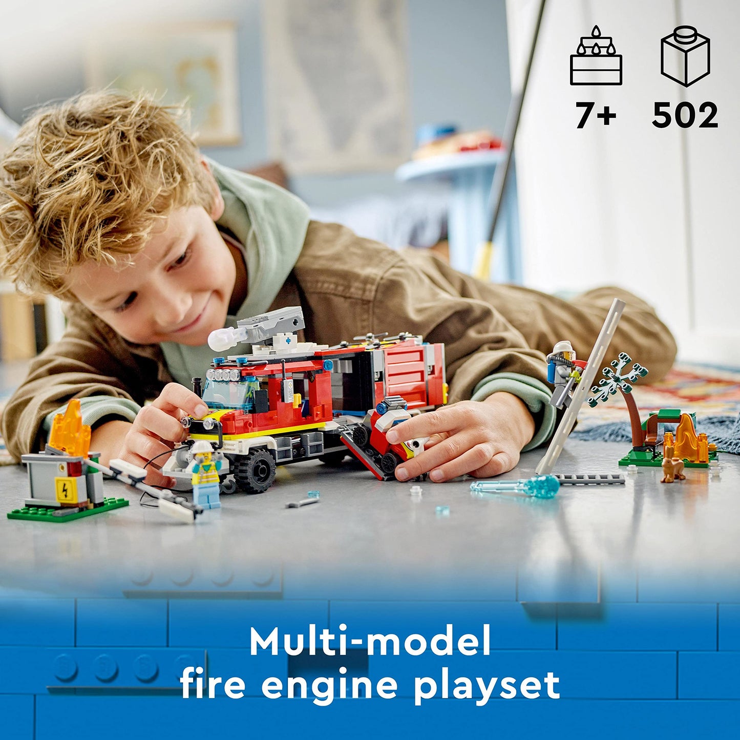 LEGO® City Fire Command Unit 60374 Building Toy Set Amazon