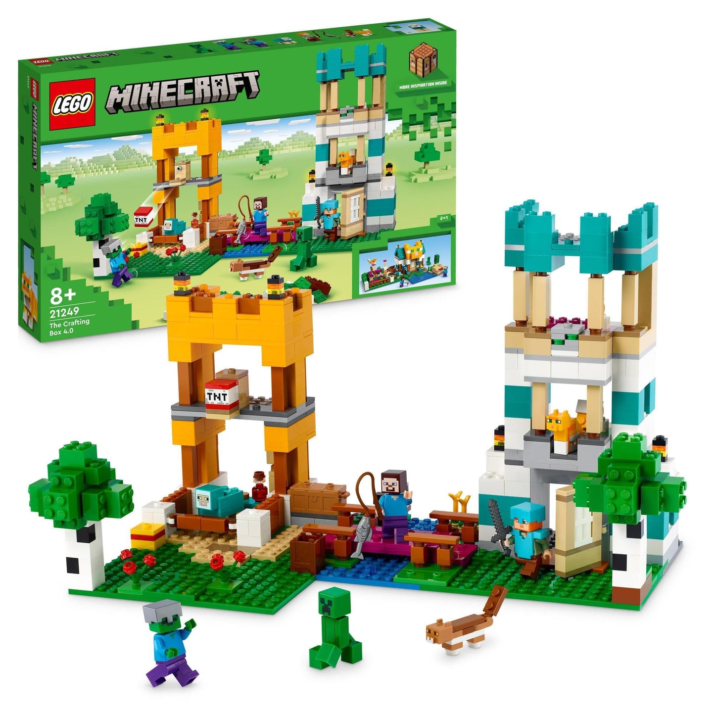 LEGO Minecraft The Crafting Box 4.0 21249 Building Toy Amazon