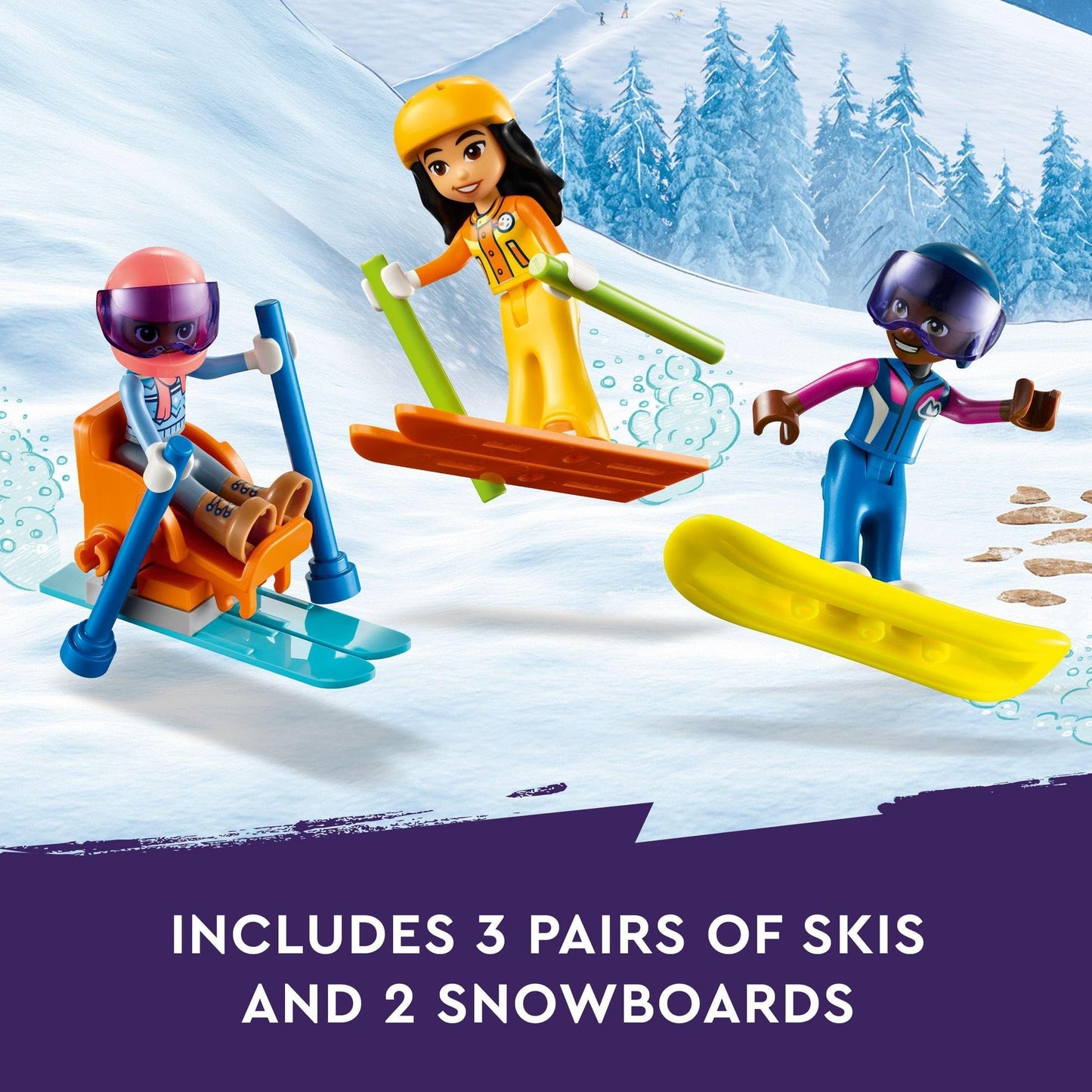 LEGO Friends Holiday Ski Slope and Café 41756 Amazon