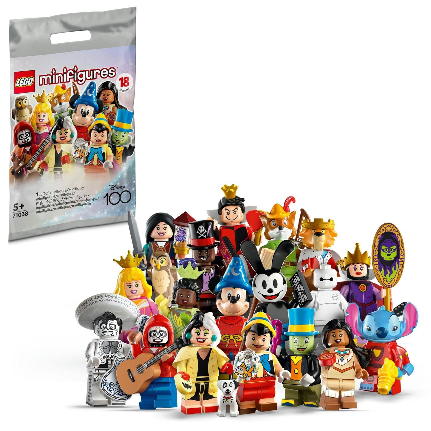 LEGO Minifigures Disney 100 71038 Limited-Edition Building Toy Amazon