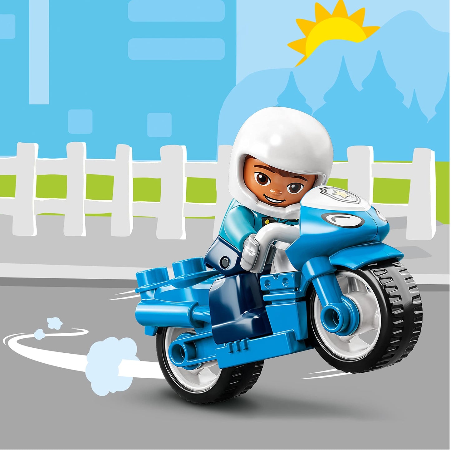LEGO® DUPLO® Town Rescue Police Motorcycle 10967 Building Toy Amazon