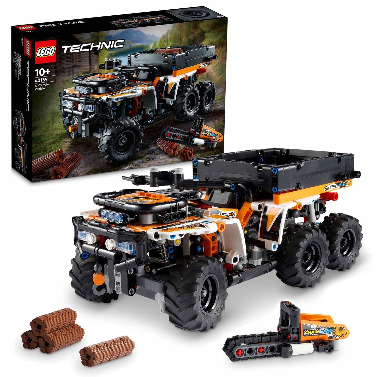 LEGO Technic All-Terrain Vehicle, 6-Wheeled Off Roader 42139 Brick Island