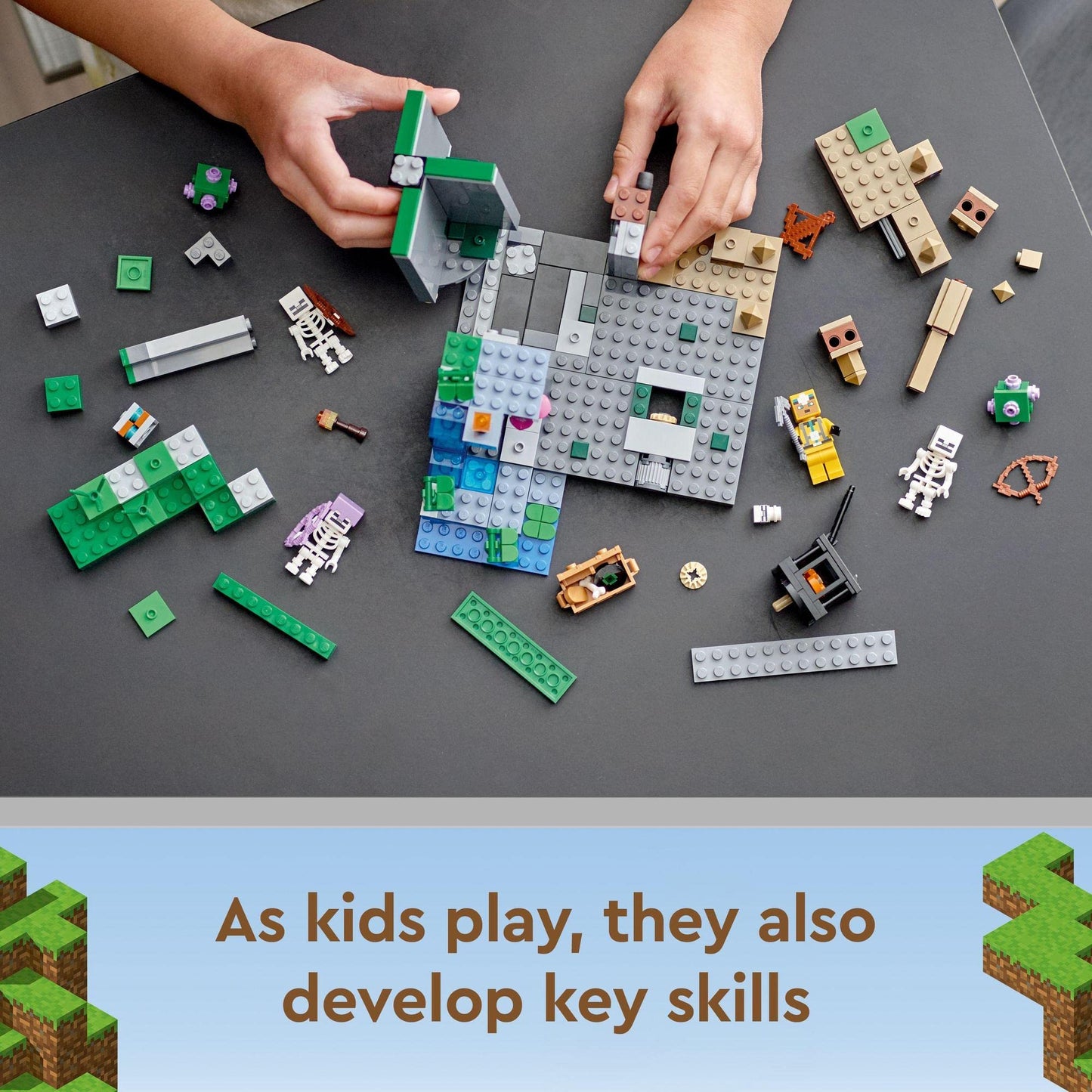 LEGO Minecraft The Skeleton Dungeon 21189 Amazon
