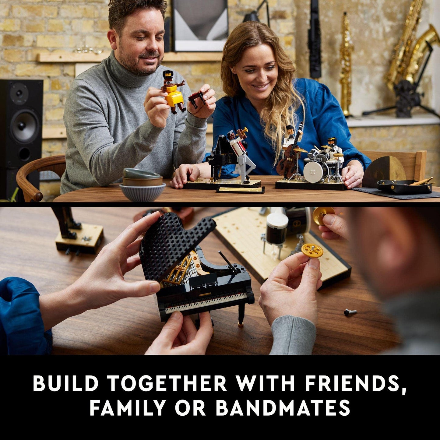 LEGO Ideas Jazz Quartet Building Kit; Build-and-Display Model for Adults Amazon