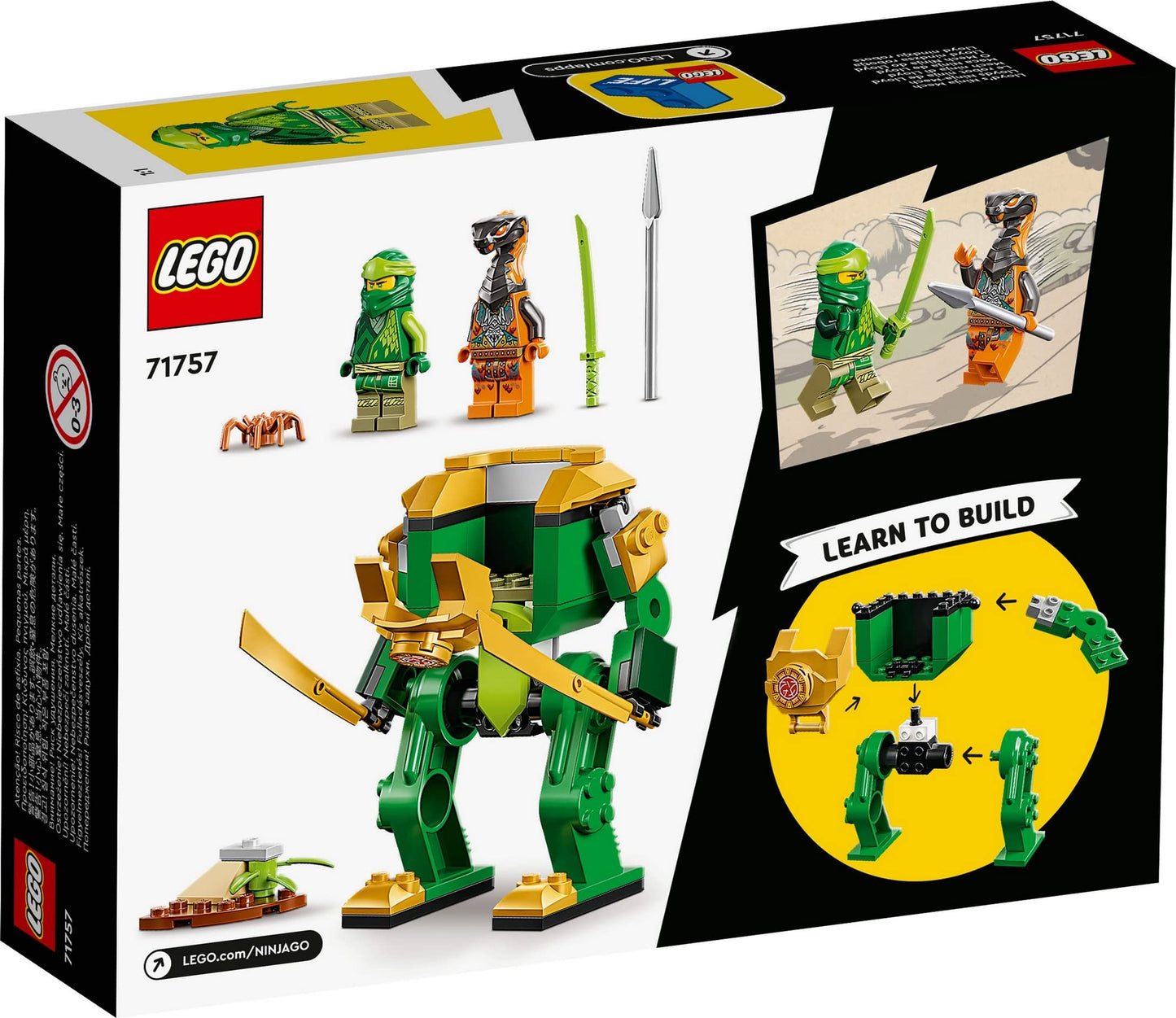 LEGO NINJAGO Lloyd’s Ninja Mech Beginner LEGO Set Building 71757
