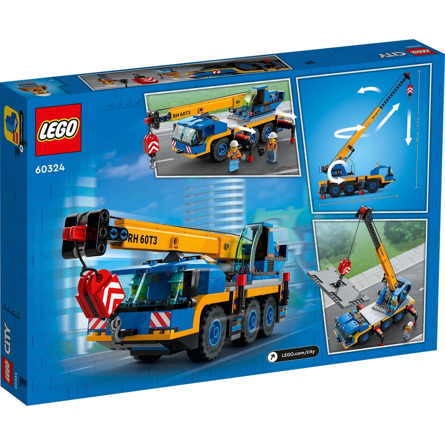 LEGO City Mobile Crane 60324 Kids Building & Construction Toy