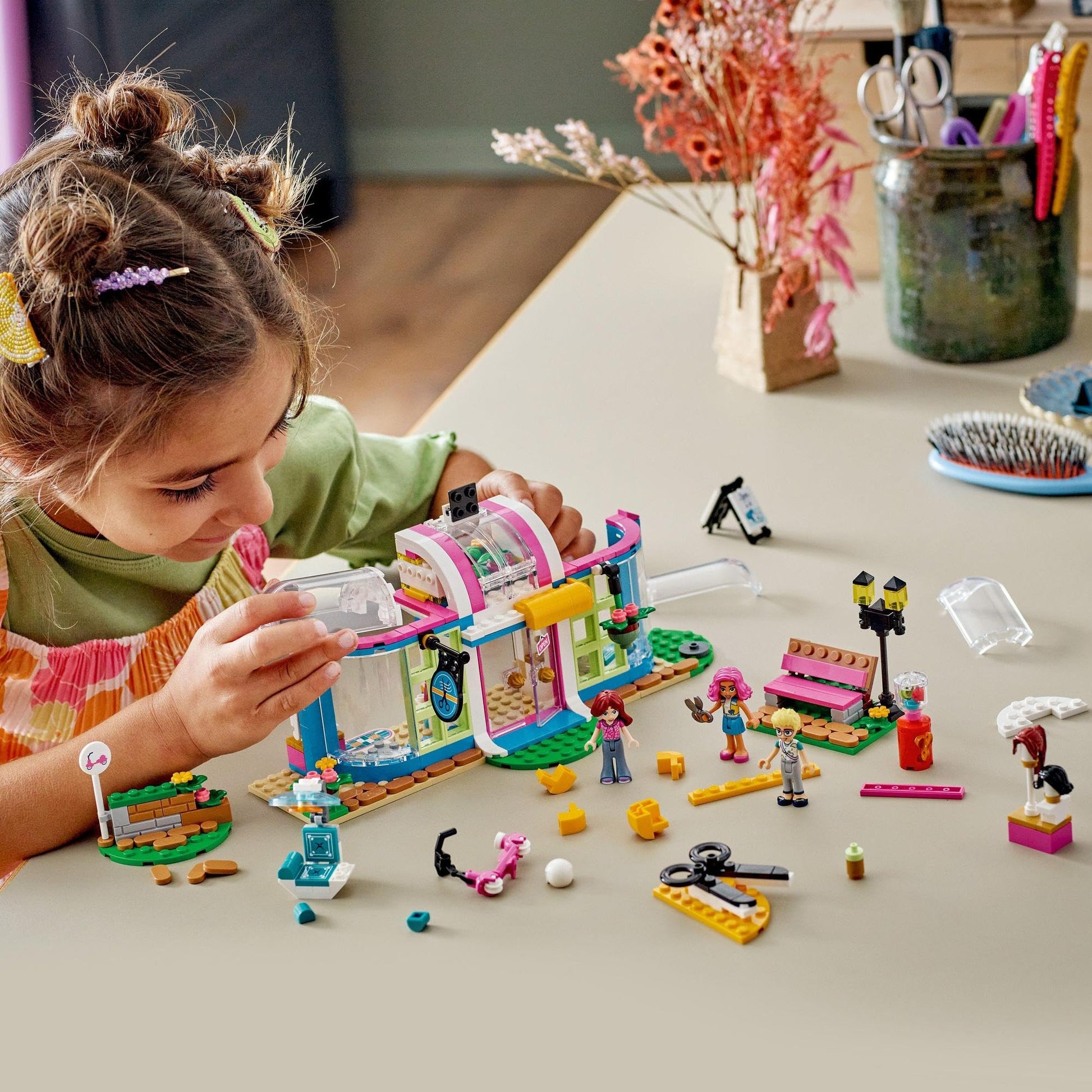 LEGO Friends Hair Salon 41743 Building Toy Set Amazon