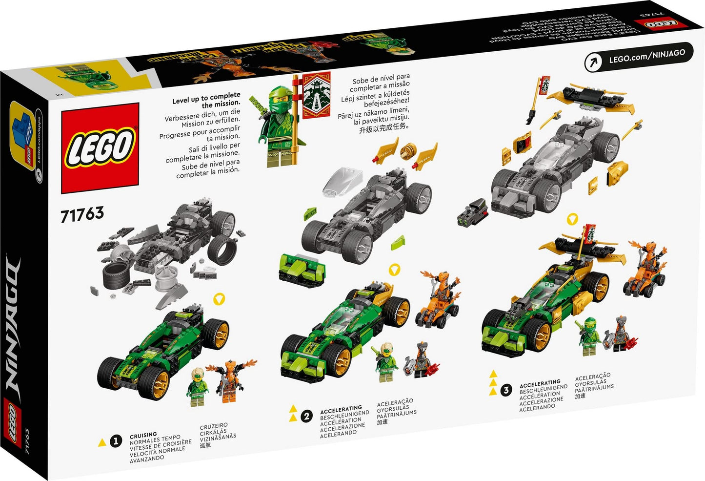 LEGO NINJAGO Lloyd’s Race Car EVO Building Kit 71763