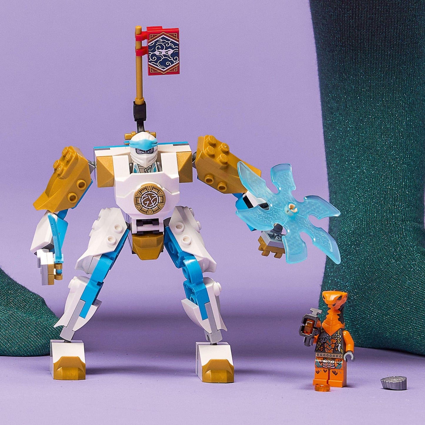 LEGO NINJAGO Zane’s Power Up Mech EVO Building Kit Playset 71761 Amazon