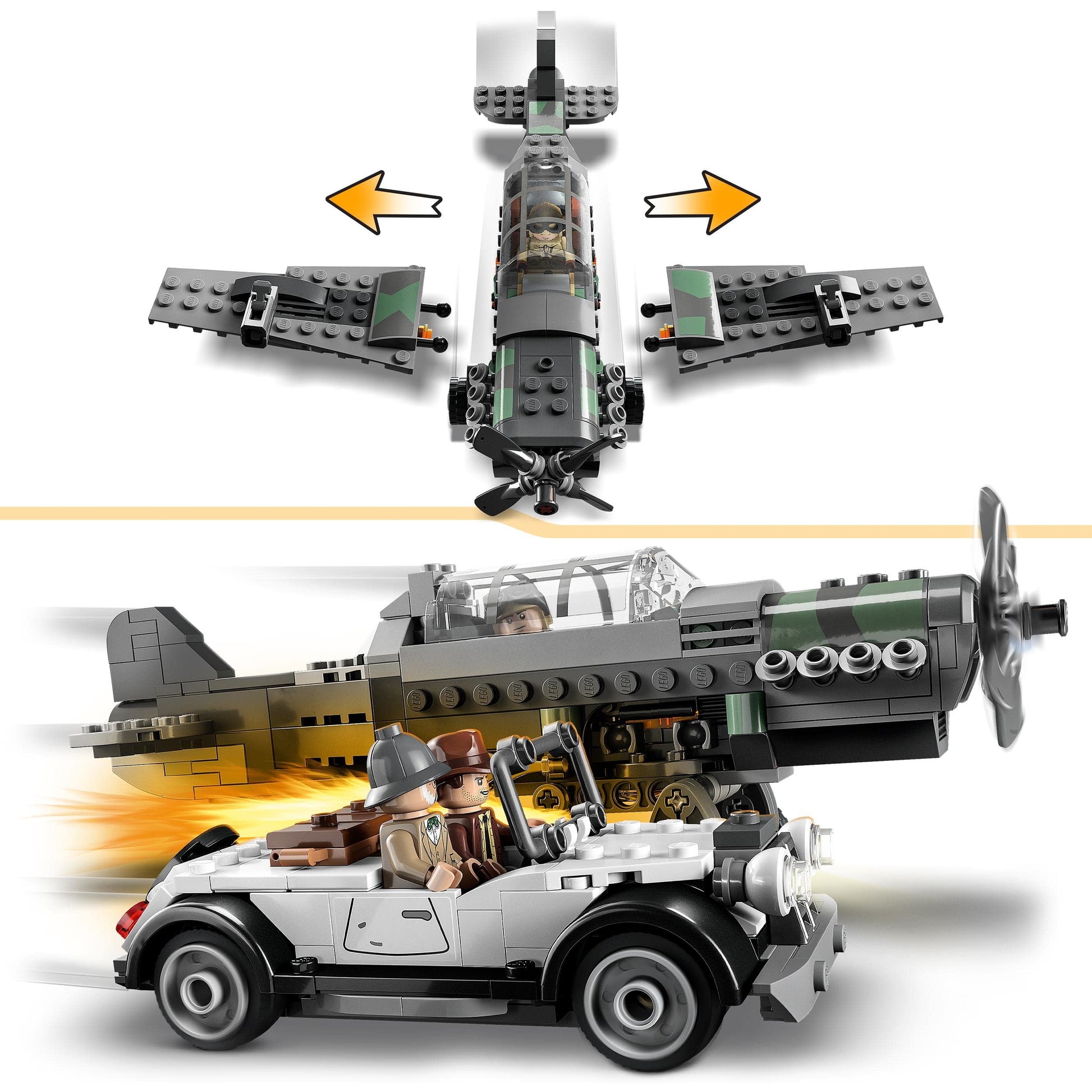 LEGO Indiana Jones Fighter Plane Chase 77012 Building Toy Set Amazon