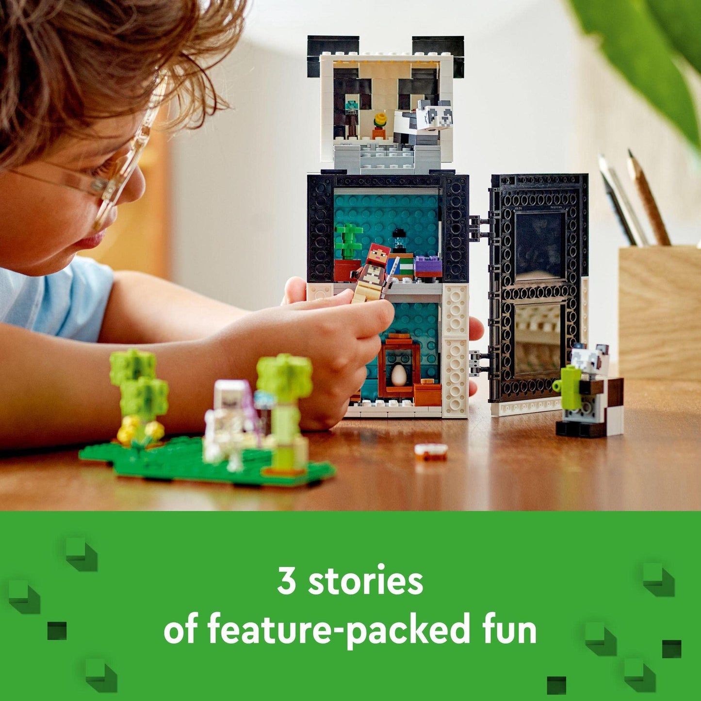 LEGO Minecraft The Panda Haven 21245 Amazon