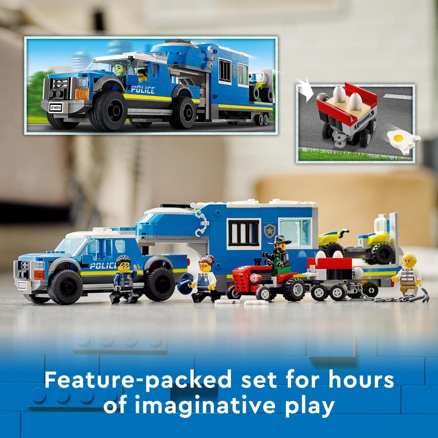 LEGO® City Ice Cream Van Police Chase 60314 Building Amazon