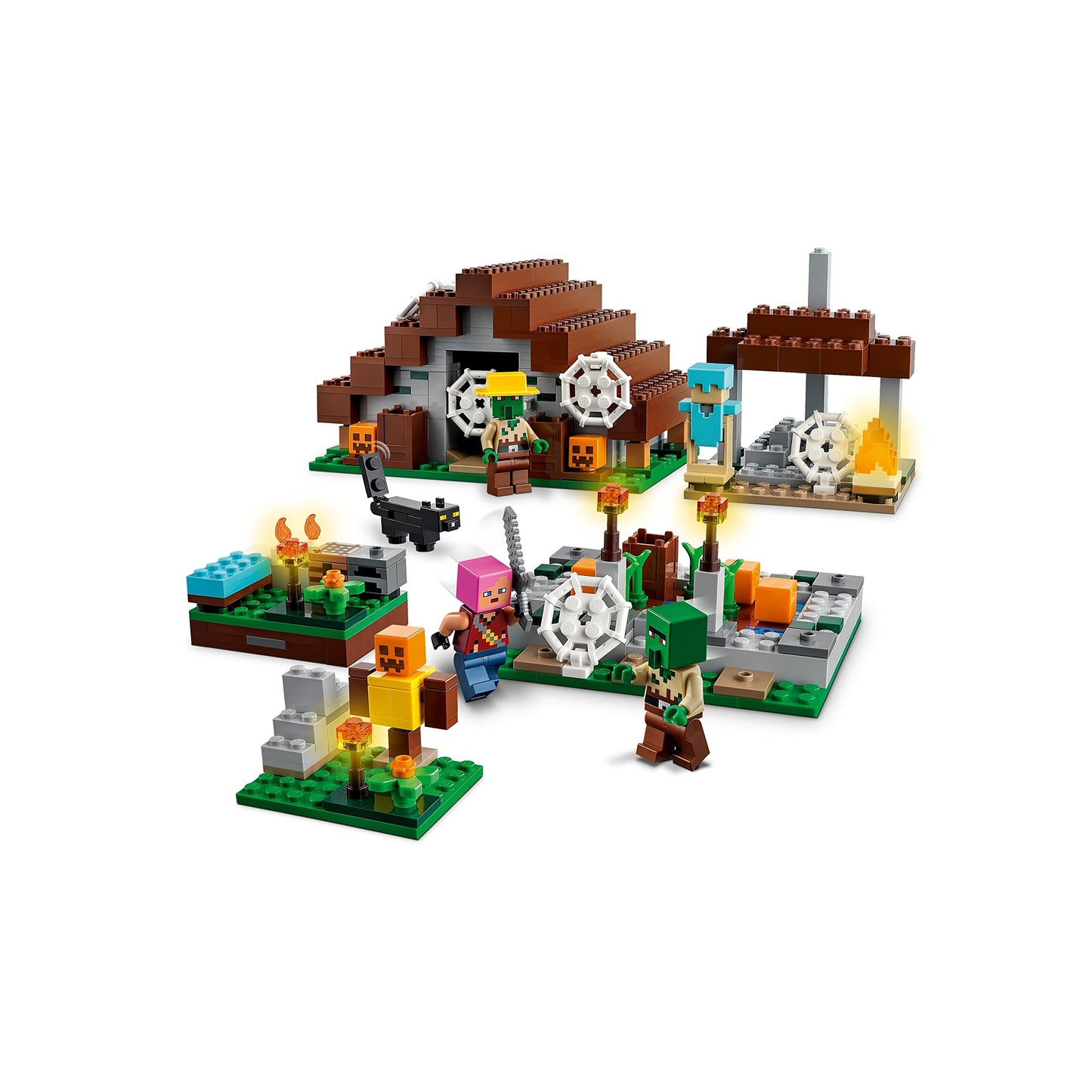 LEGO Minecraft The Abandoned Village Building Kit 21190 Amazon