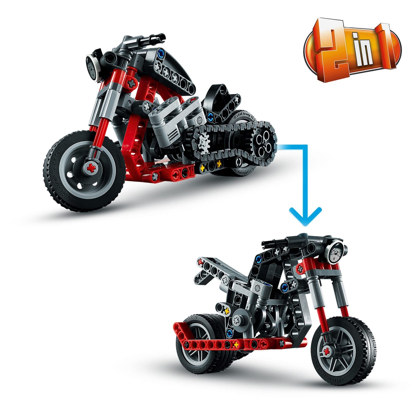 LEGO Technic Motorcycle 42132 Brick Island