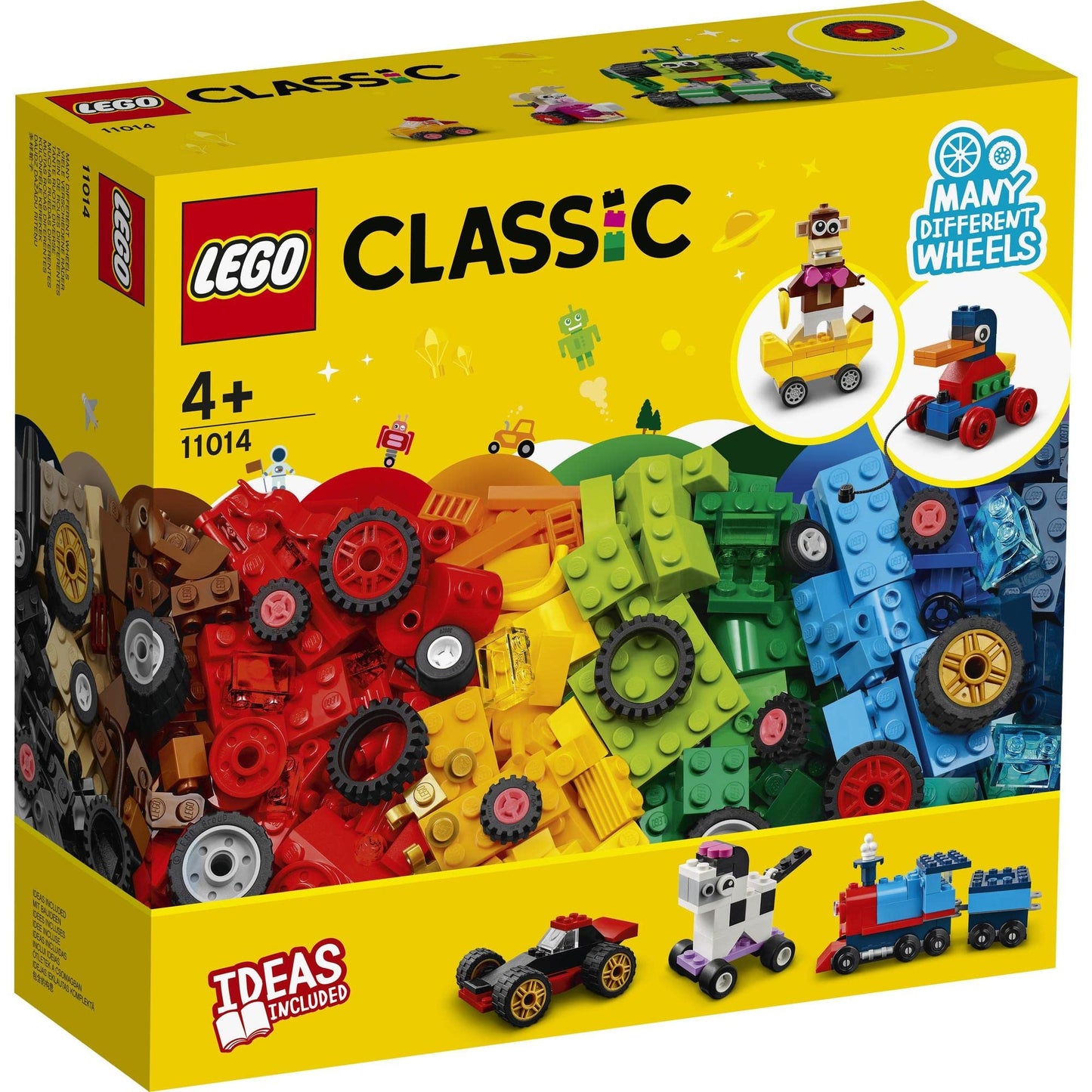 LEGO Classic Bricks and Wheels 11014 Building Set Amazon