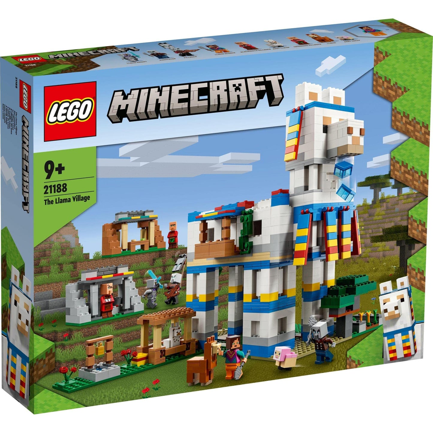LEGO Minecraft The Llama Village Building Kit 21188 Amazon