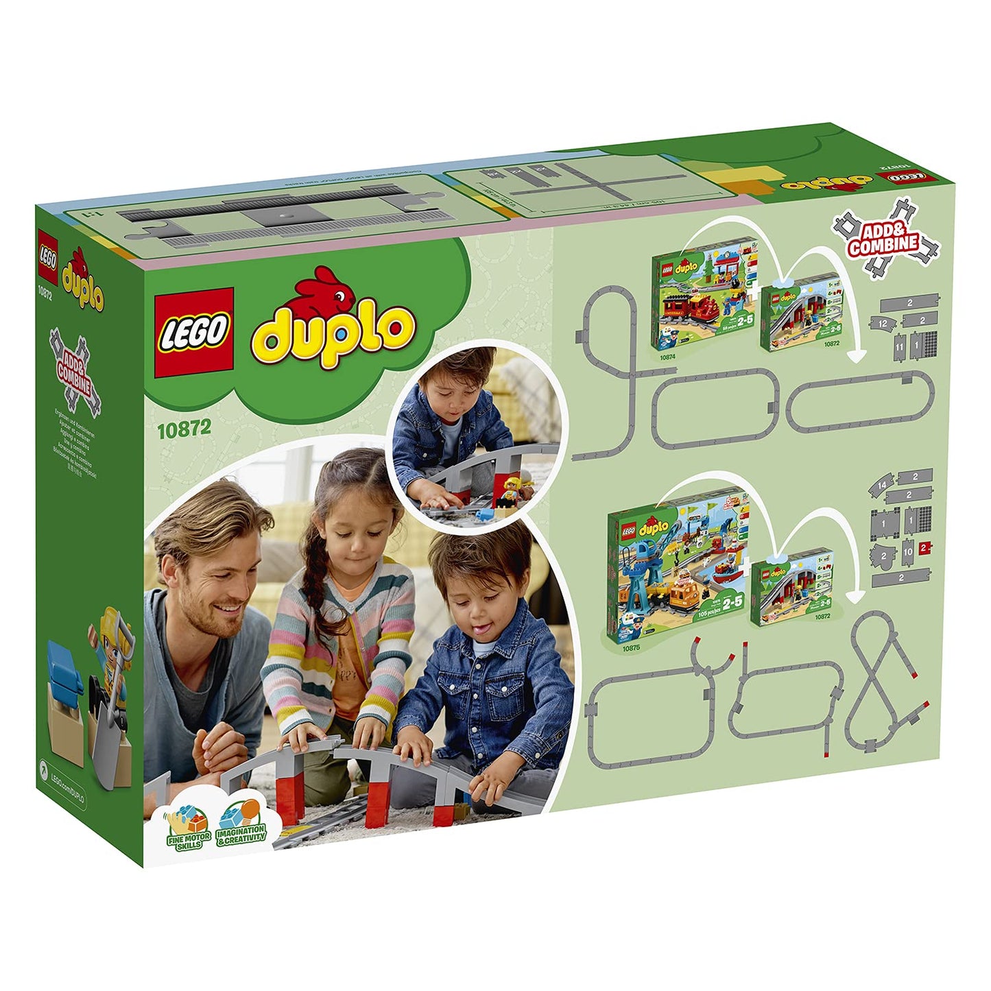 LEGO® DUPLO® Town Train Bridge and Tracks 10872 Building Block Amazon