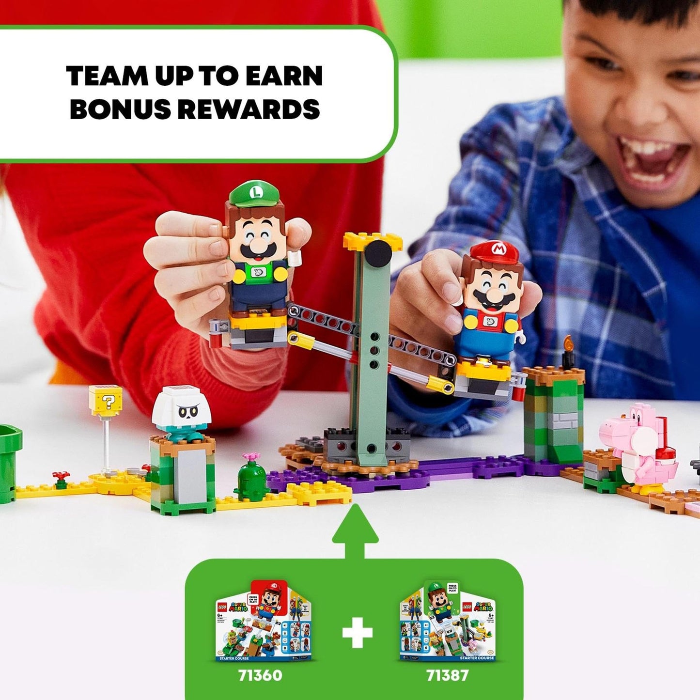 LEGO 71387 Super Mario Adventures with Luigi Starter Course Amazon