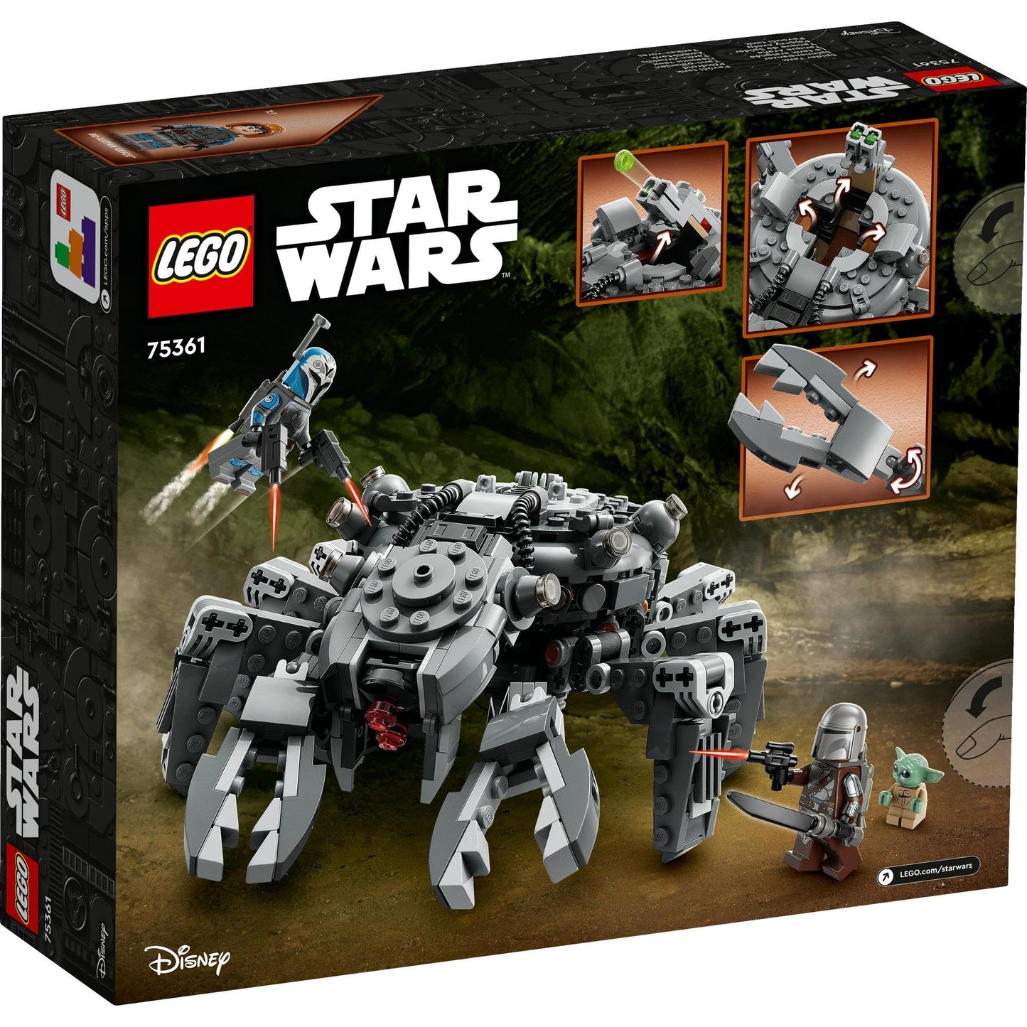 LEGO The Mandalorian Spider Tank 75361 Amazon